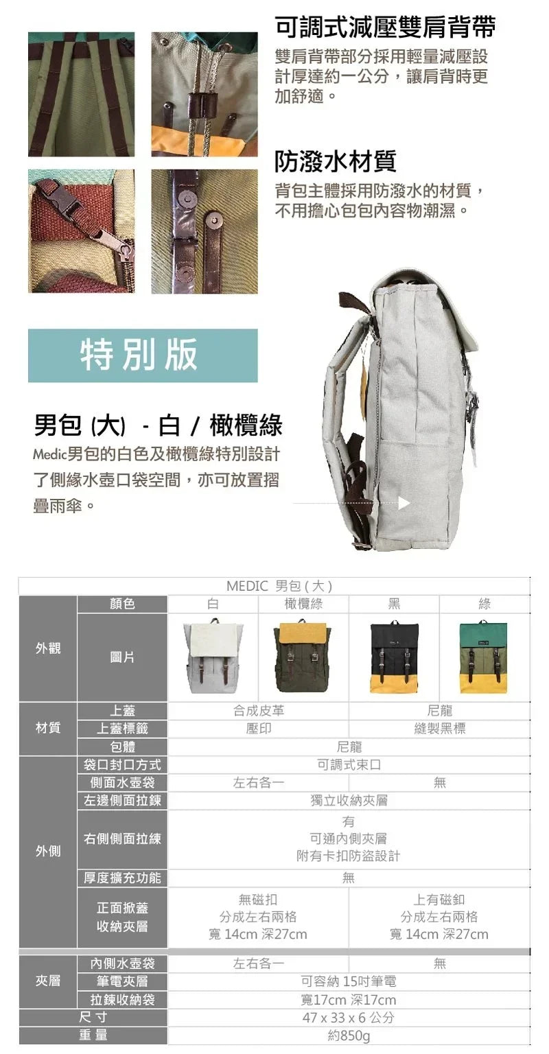 Nifteen – Medic 15” Laptop Bag (Big) – White - Tashqila Nifteen – Medic 15” Laptop Bag (Big) – White - Tashqila